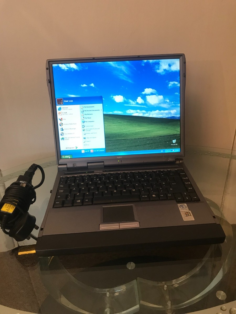 Vintage Nec Versa SXi Laptop, 14 inch Windows XP, Office 2010, in