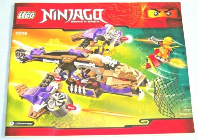 Lego Ninjago 70746 Condrai Copter Attack INSTRUCTION BOOK ONLY | eBay
