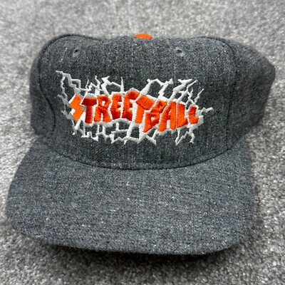 Vintage adidas Hat Snapback Cap Gray Adult Streetball Basketball