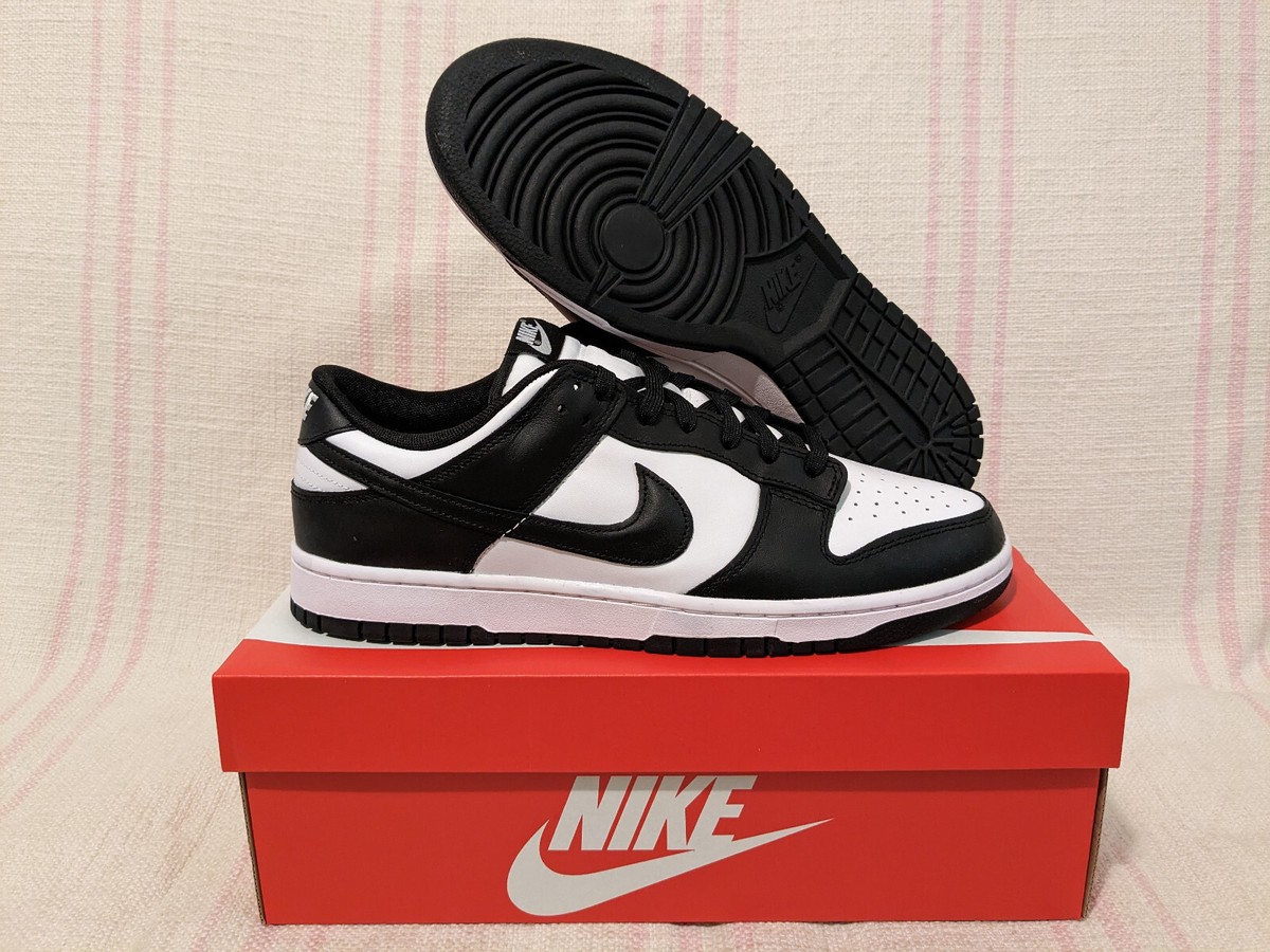 Nike Dunk Low Retro Panda Black White Black 2021 DD1391 100 Men's