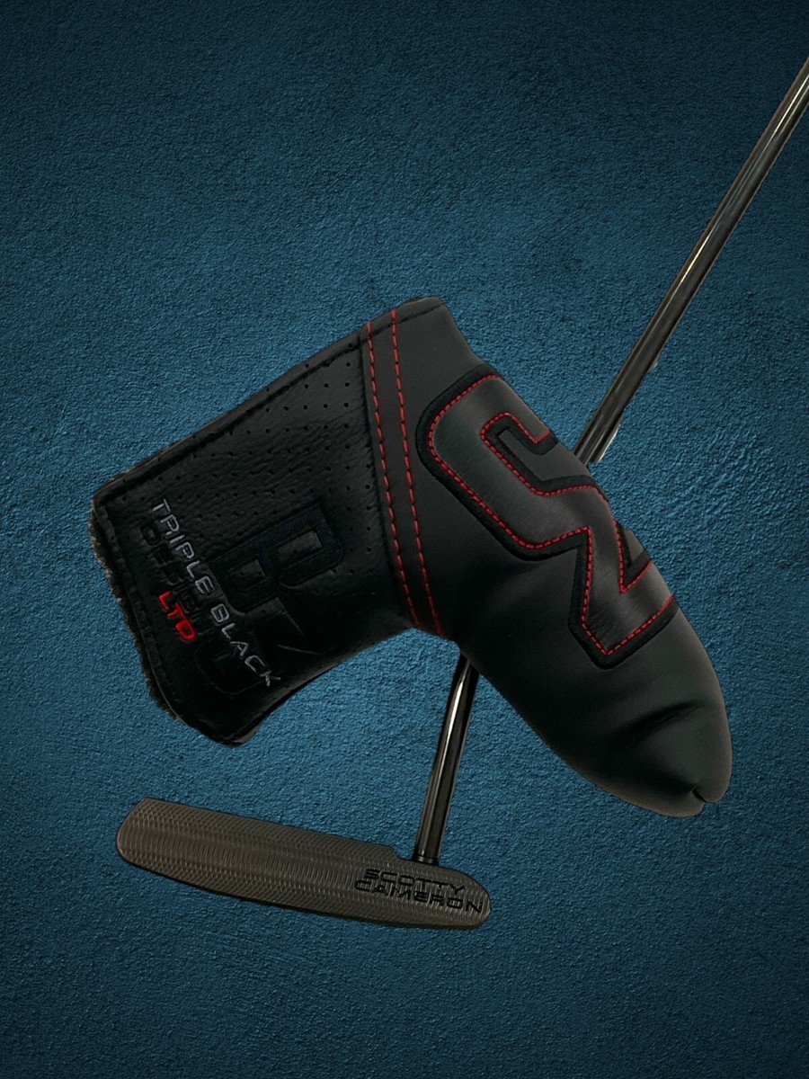 Scotty Cameron B3 TRIPLE BLACK Catalina Putter with Putter Cover