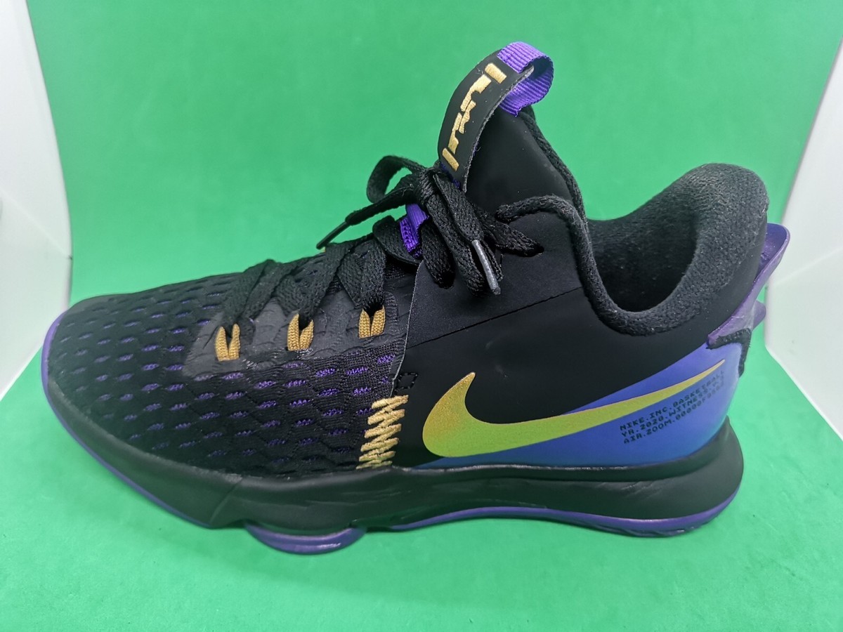 Nike LeBron Witness V5 CQ9380_003 Fierce Purple Metallic Gold