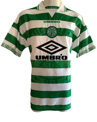 Celtic Football Club Glasgow Home Shirt Vintage 1997-1999 Scotland