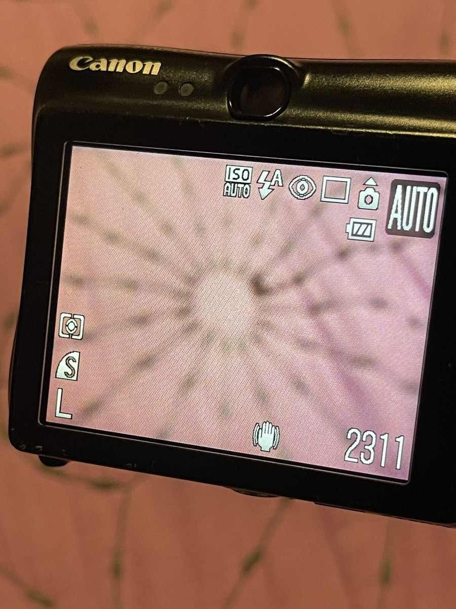 Canon IXY Digital 3000IS Camera Black PC1332 3000 IS **Lens Issue