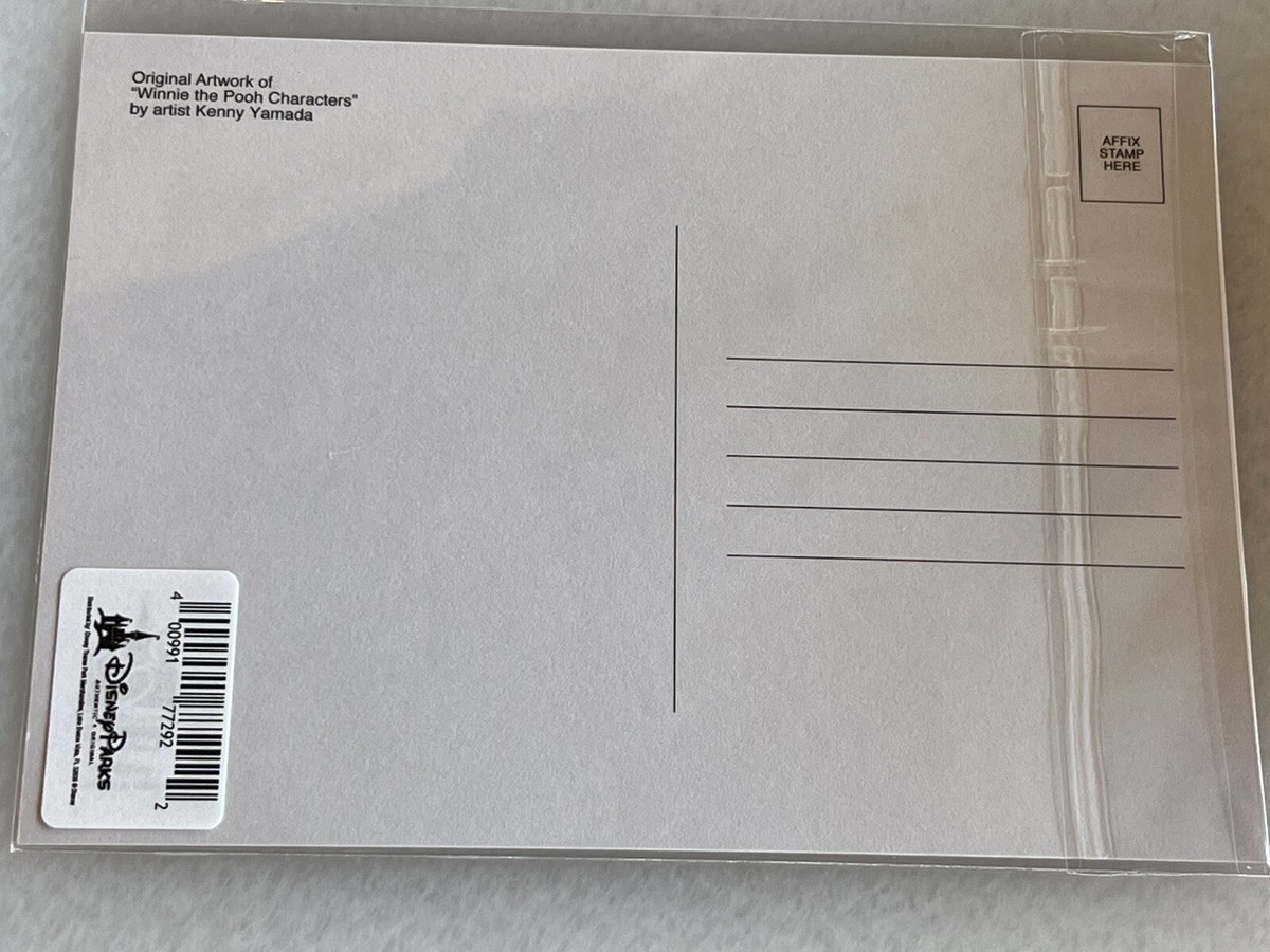 2025 Disney Kenny Yamada Winnie The Pooh Characters Postcard | eBay