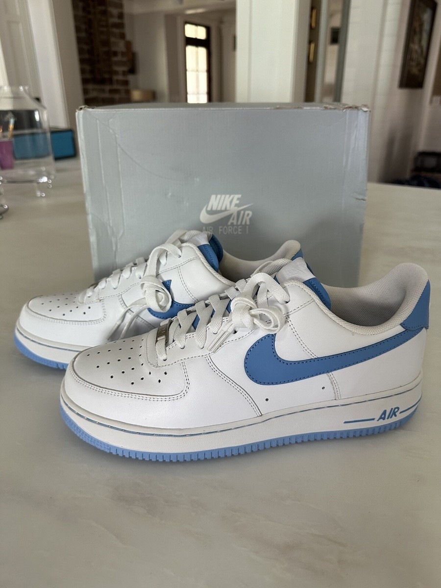Nike Air Force 1 '07 Low University Blue - Size 10.5 Men's | eBay