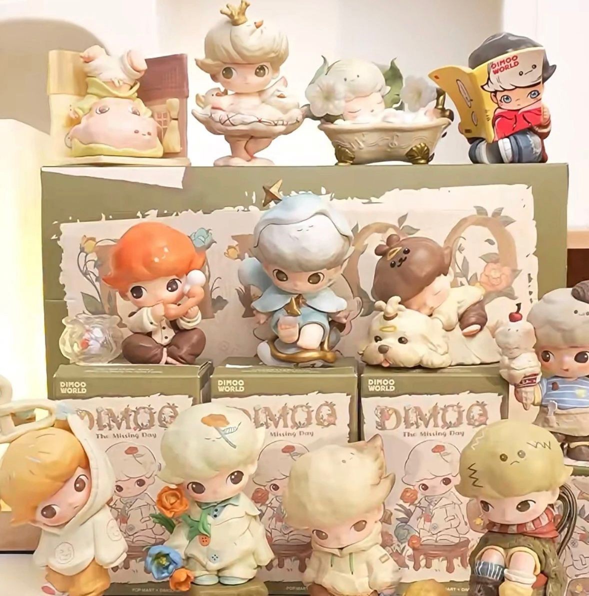 Authentic DIMOO The Missing Day Series Blind Box Figures Toys New