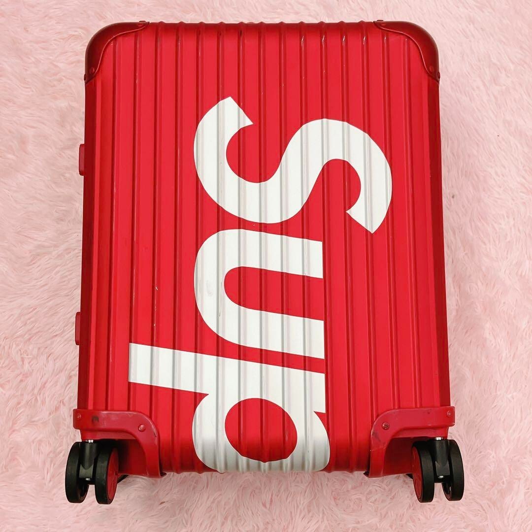 Rimowa x Supreme 45L Red 4-wheels Carry Case Suitcase | eBay