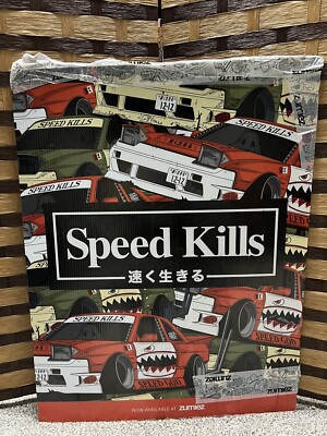 SPEED KILLS x ZUMIEZ In Store Display Poster Sign 23.5” X 30.5” | eBay