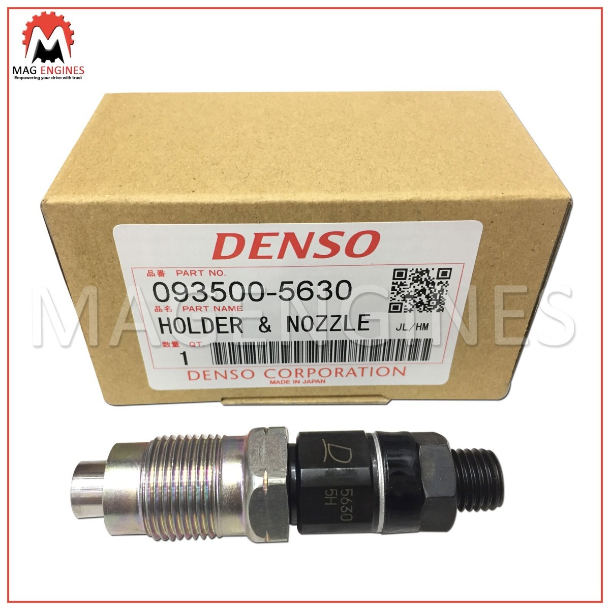 093500-5630 / 23600-69105 DENSO GENUINE HOLDER & NOZZLE SET 1KZ-T