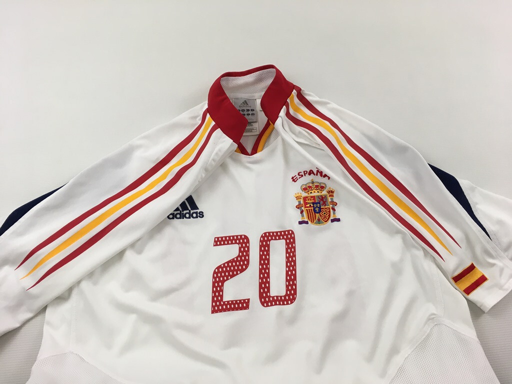 Spain España #20 Xavi Euro 2004 away shirt Adidas jersey camiseta