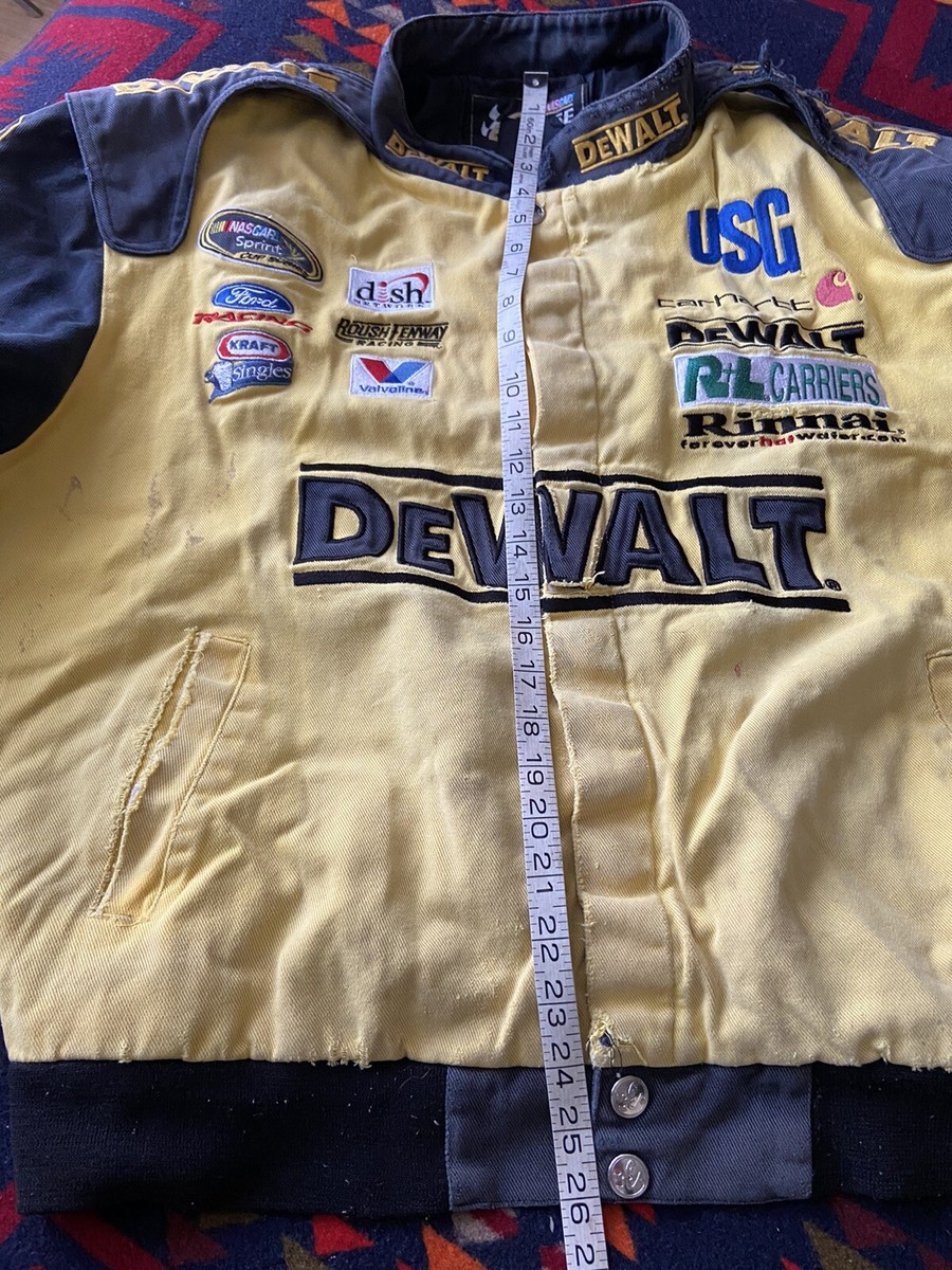 Matt Kenseth Vintage Y2k Nascar Dewalt Racing Jacket Size Large