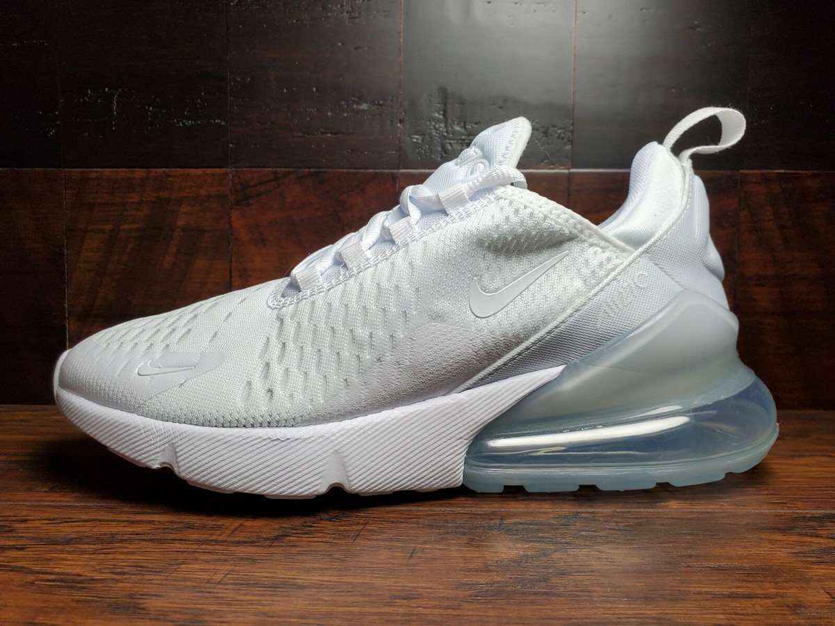 Nike Air Max 270 (White / Metallic Silver) [943345-103] Big Kids