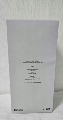 BTS RM Namjoon Vase Indigo Solo Album Official Goods LTD Flower