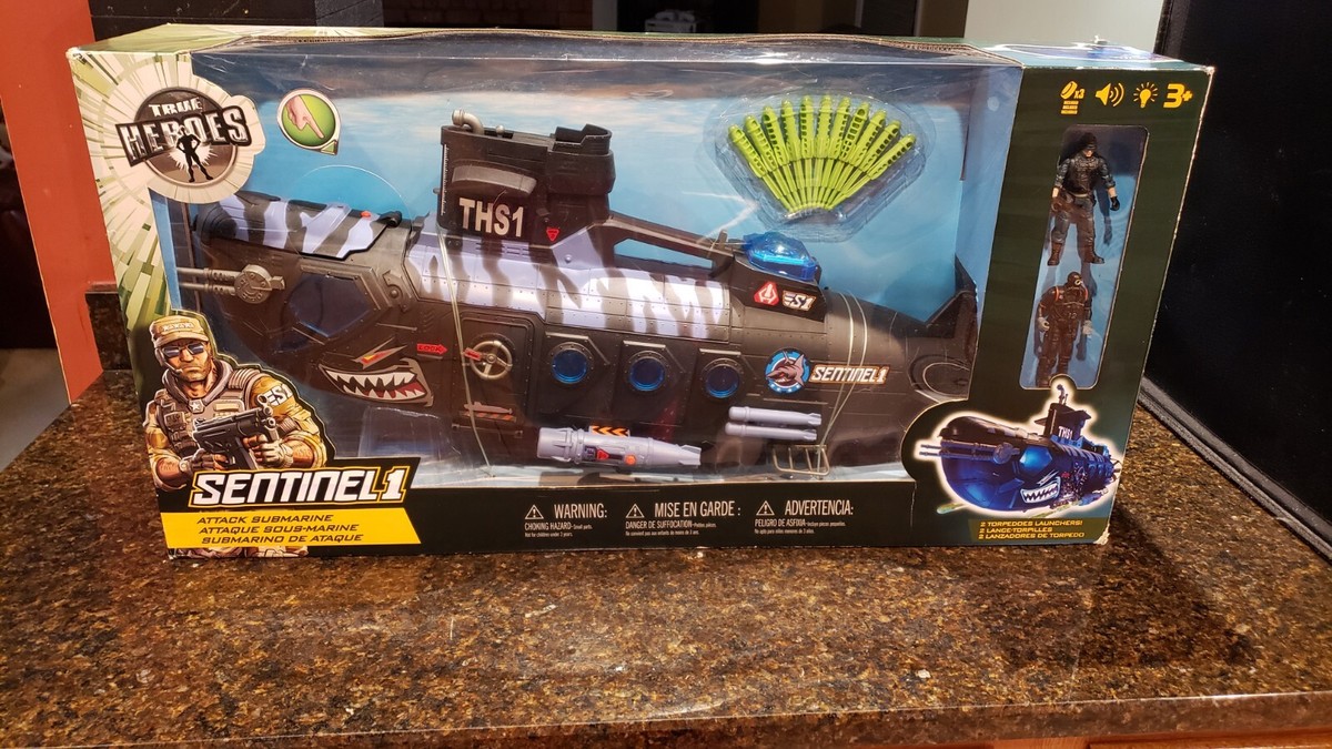 True Heroes Sentinel 1 THS 1 Attack Submarine ToysRUs Exclusive
