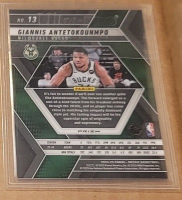 2024-25 Mosaic Basketball (Giannis Antetokounmpo) GENESIS Prizm