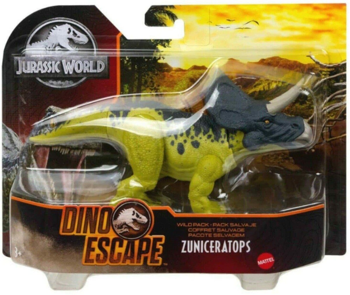 Jurassic World Dino Escape Zuniceratops & Dracorex Figures *NEW