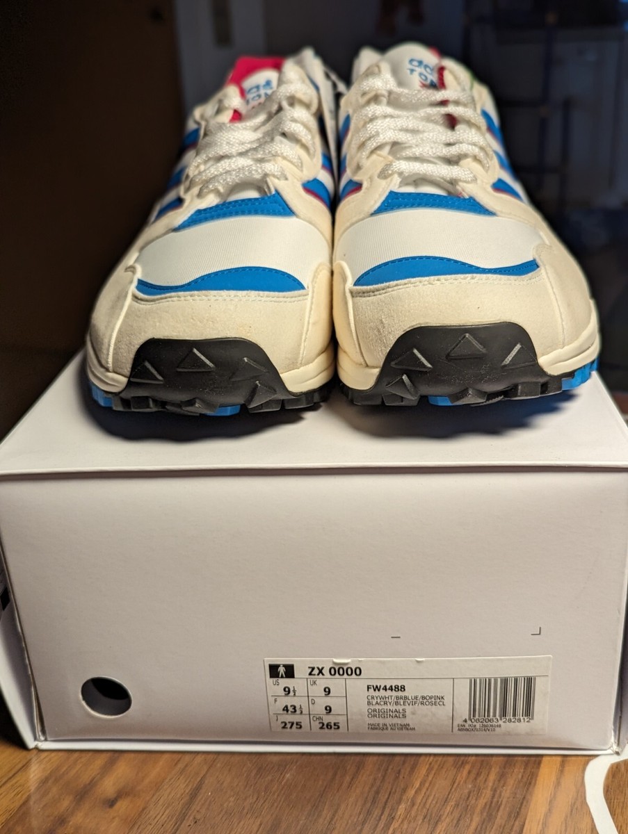 adidas ZX 0000 Crystal White Bright Blue - US 9.5 | eBay