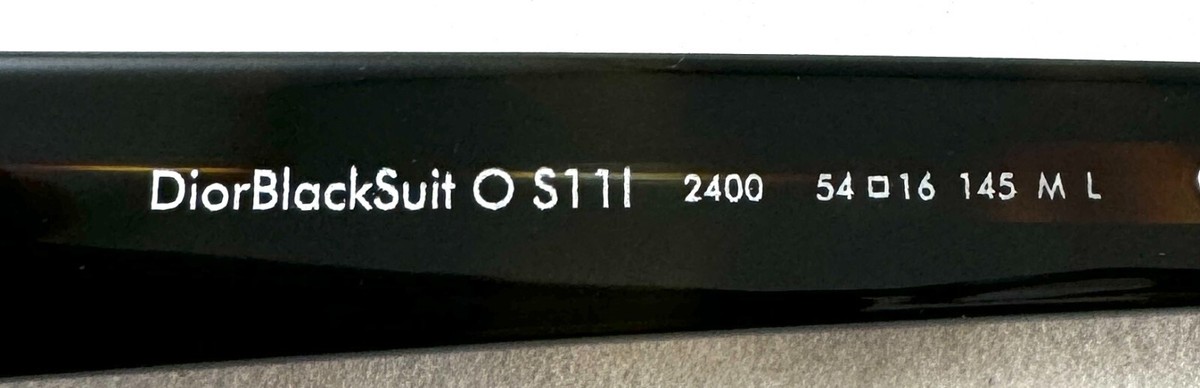 Christian Dior DiorBlacksuit O S11I 2400 Havana frame eyewear