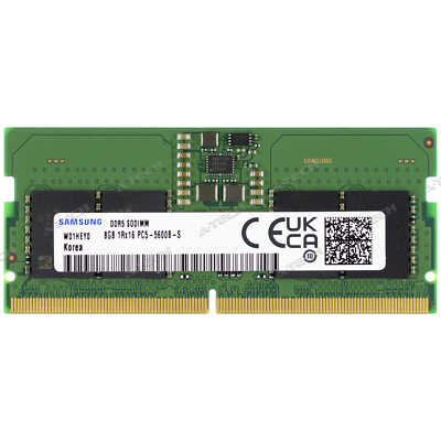 Samsung 8GB 1Rx16 PC5-5600 SODIMM DDR5-44800 Non-ECC Laptop Memory