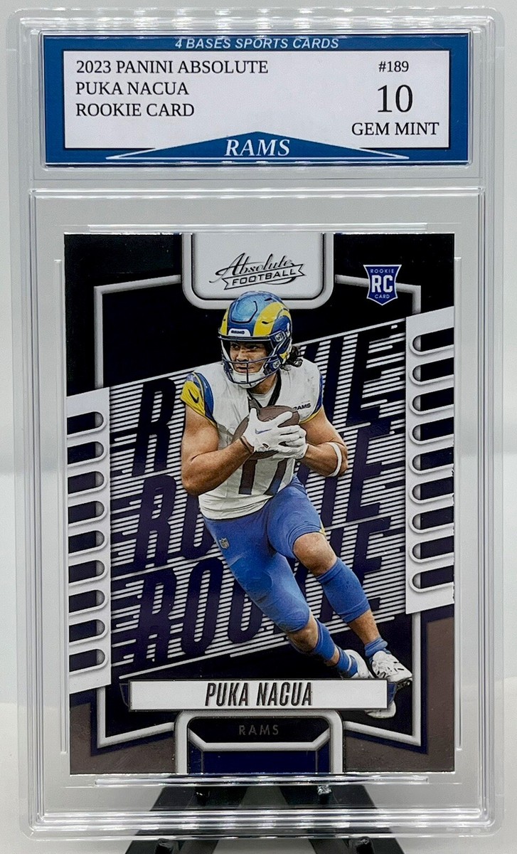 2023 Panini Absolute Puka Nacua L.A. Rams Foil Rookie Card #189