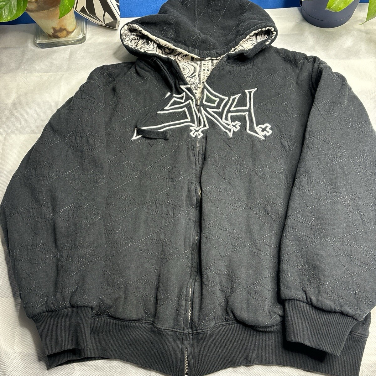 SRH zip up hoodie vintage men xxl used | eBay