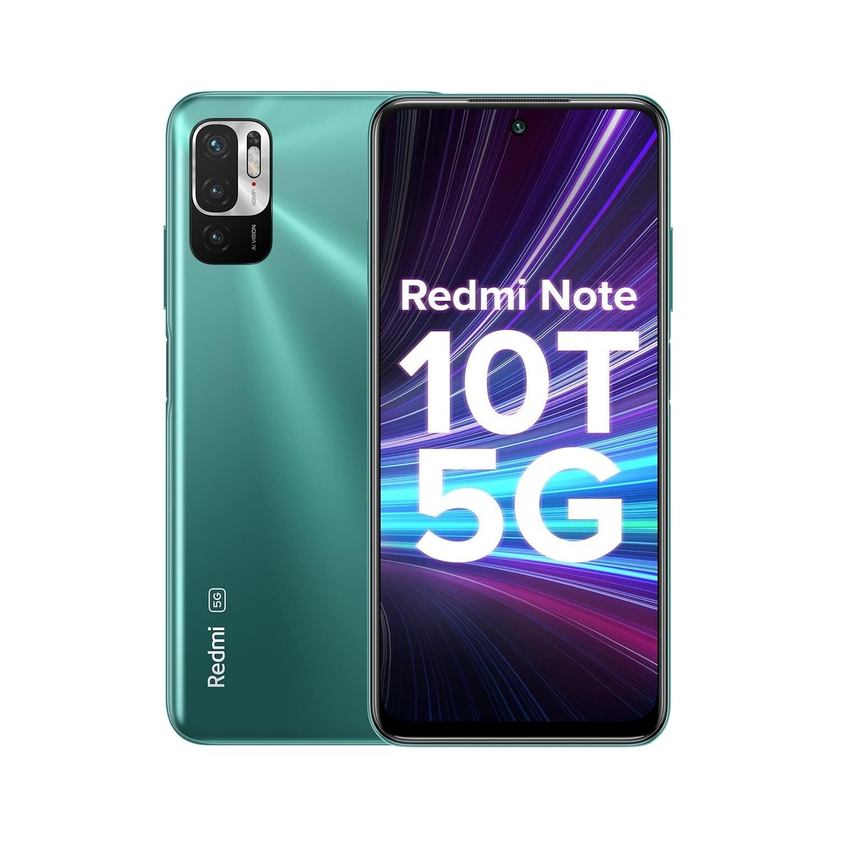 Redmi Note 10T 5G (Mint Green, 4GB RAM, 64GB Storage) | Dual5G