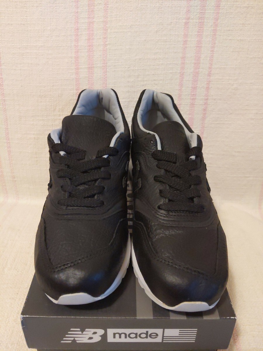 New Balance M997BSO 997 Made in the USA BLACK BISON White Leather