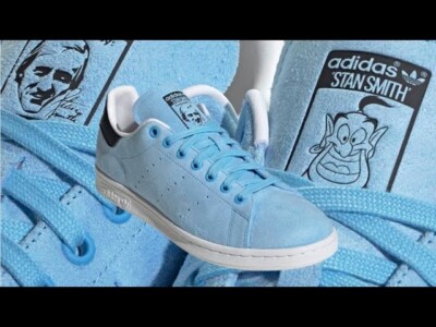 Adidas Disney Aladdin Genie Stan Smith HP5579 Sky Light Baby Blue