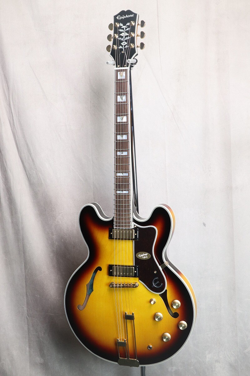 Epiphone Sheraton with Frequensator Vintage Sunburst with gig bag
