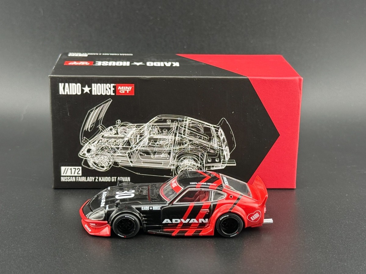 Kaido House x Mini GT Nissan Fairlady Z Kaido GT ADVAN #172 1/64