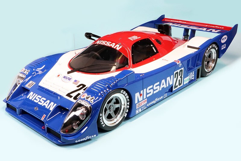 1/12 Scale Nissan R91CP 23 Blue White Red KSR08666A Resin Car
