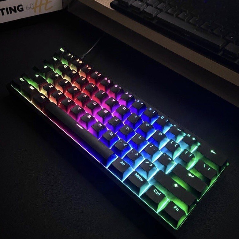 Wooting 60HE+ 60% RGB Analog Input Gaming Keyboard Black WK3-US2