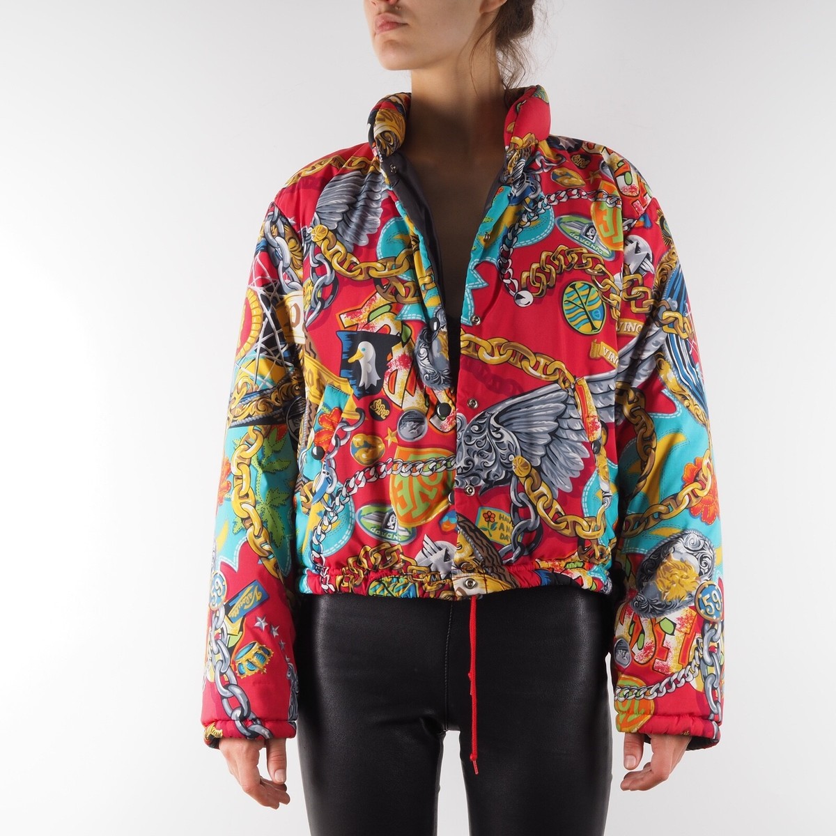 KENZO Jungle Vintage France Women's Crazy Print Jacket L Large