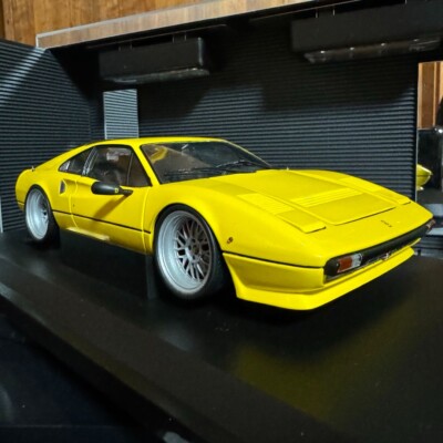 1/18 Kyosho Ferrari 308GTB Quattro Custom Yellow w/ Box From Japan