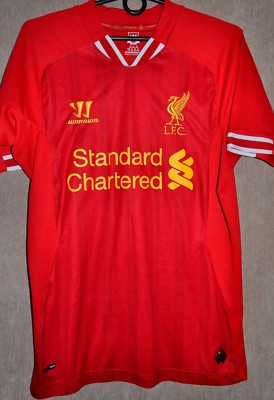 Liverpool FC 2013-2014 Home T-shirt Jersey Warrior Camiseta Size S