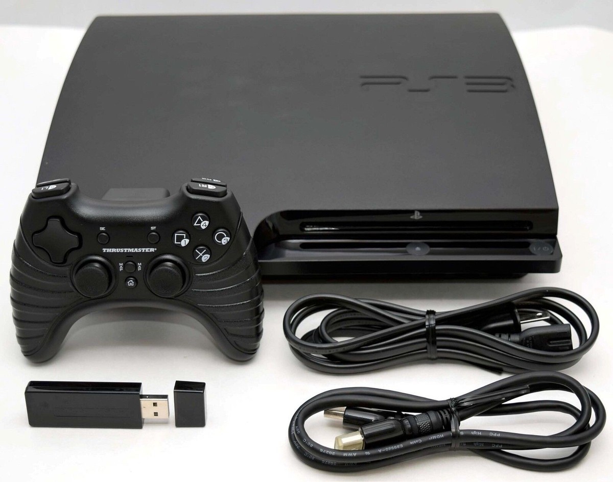 Sony Playstation 3 Slim 250gb Game Console System PS3 Controller