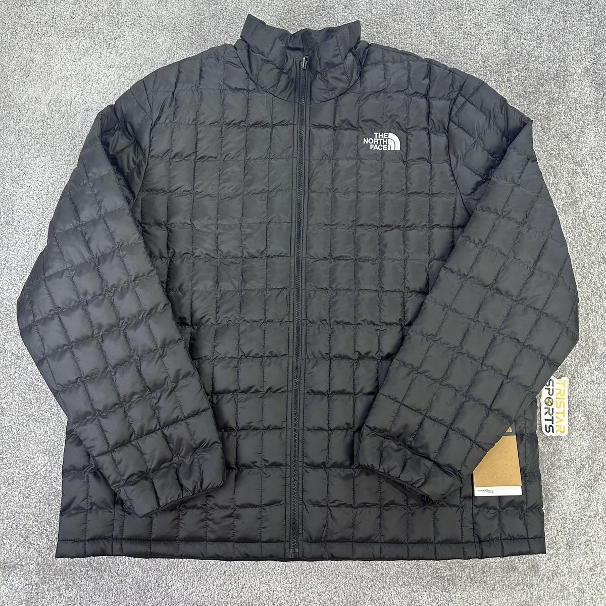 North Face Jacket Mens 2XL Black Thermoball Eco Insulated