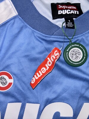 SUPREME X DUCATI SOCCER JERSEY | eBay