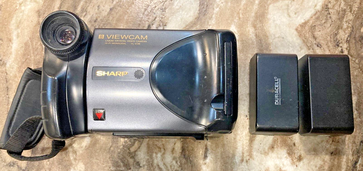 Sharp Video Camera Camcorder VL-E36 8mm Viewcam 8 Liquid Crystal