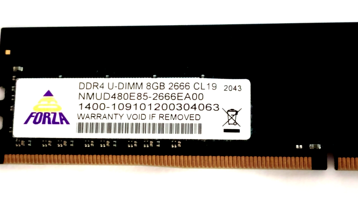 NMUD480E85-2666EA00 Neo Forza 8GB DDR4 DIMM PC4-21300 2666MHz