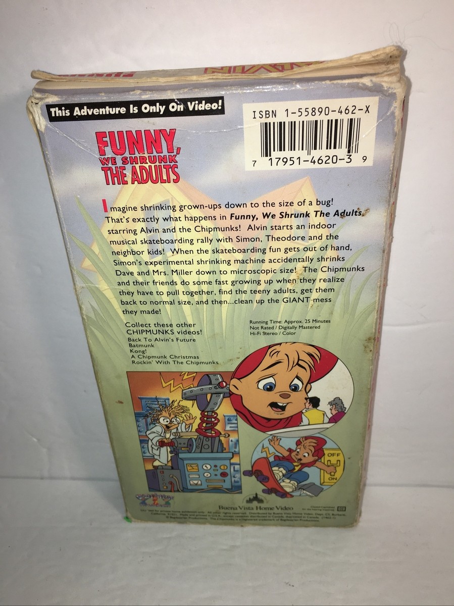 Alvin & the Chipmunks Go To The Movies Funny We Shrunk The Adults