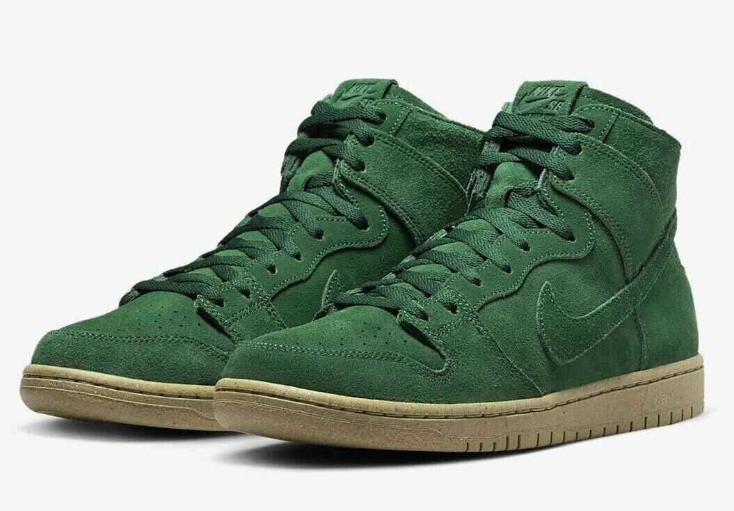 NK SB Dunk High Pro Decon Men Multi Sz Gorge Green/Gorge Green