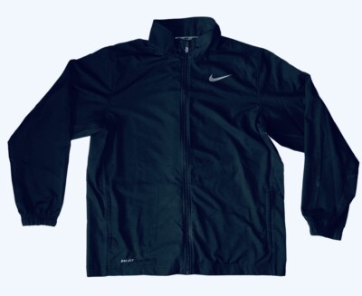 Nike Men's Navy Blue Windbreaker Jacket - XL | eBay