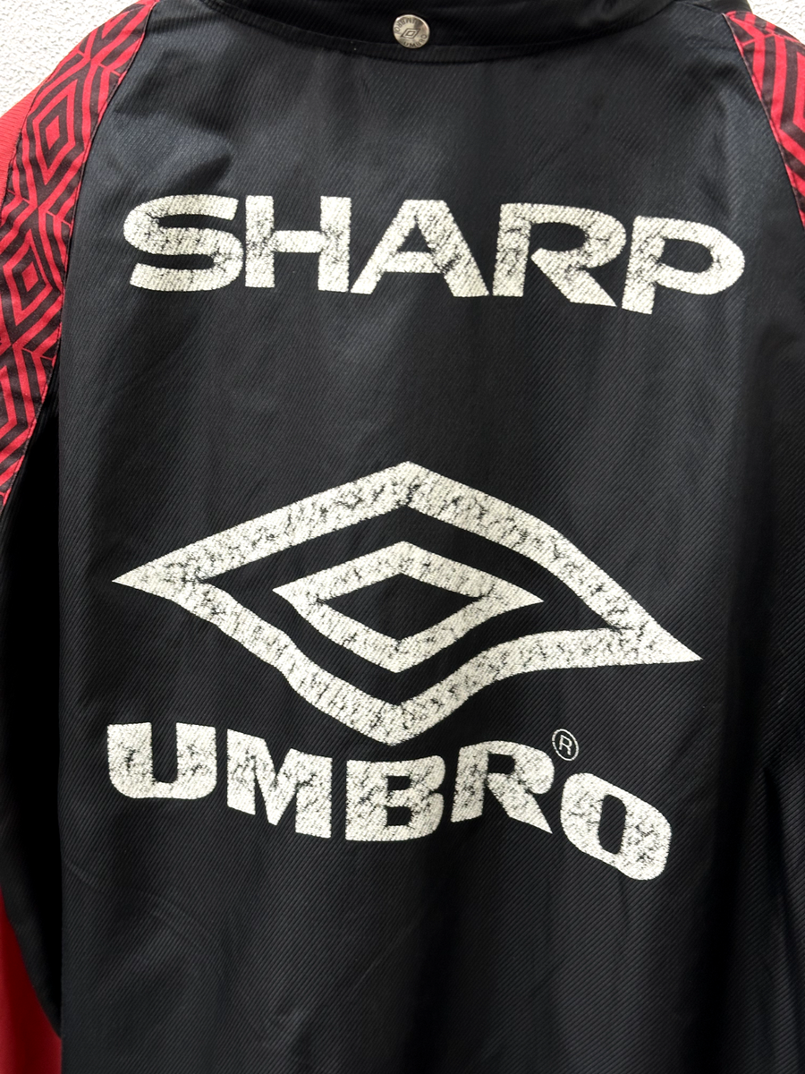 Vintage Rare Manchester United Sharp Umbro Jacket size M Man U MU