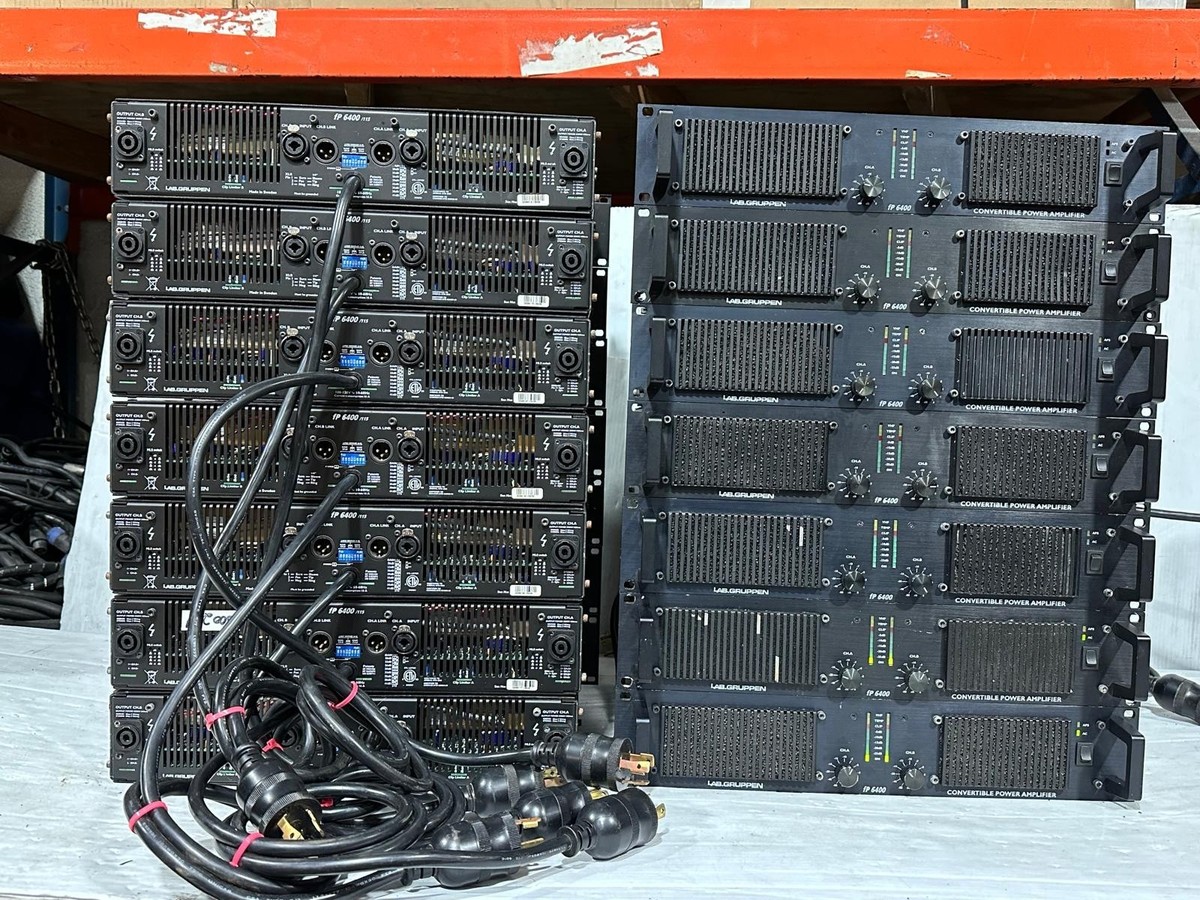 Lab Gruppen fp 6400 Power Amplifier #5060 (One) THS | eBay