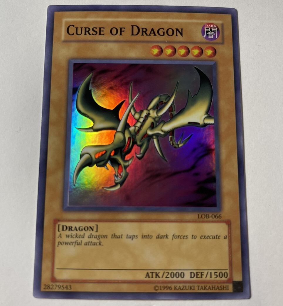 Yugioh - Curse Of Dragon - LOB-066 - Legend Of Blue Eyes White