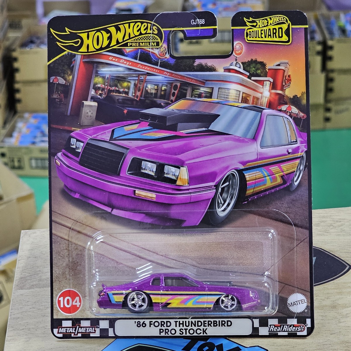 2024 HOT WHEELS PREMIUM '86 FORD THUNDERBIRD PRO STOCK BOULEVARD