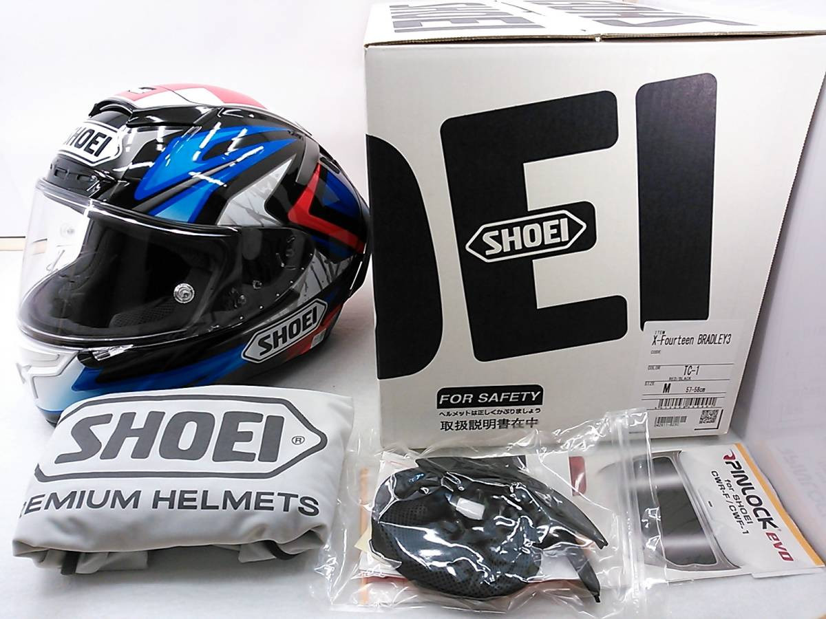 SHOEI x14 ブラッドリー フルフェイスヘルメット 程度上 SHOEI