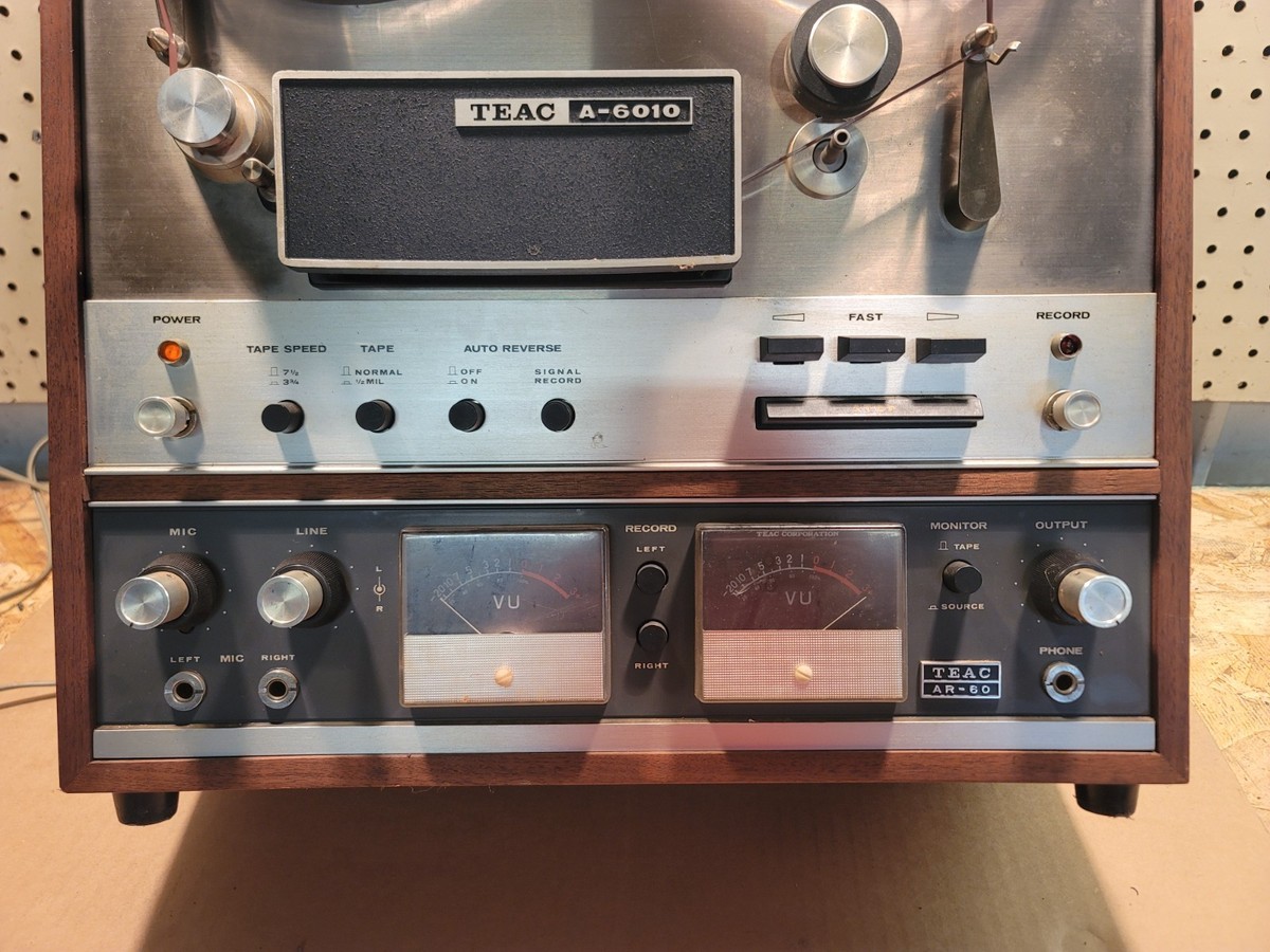 Vintage Teac A-6010 Auto Reverse Reel to Reel Player AS-IS For